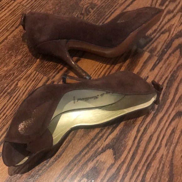 Terry de Havilland Brown Suede open toe heels - Picture 11 of 13